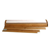 Greenline-RollUp "Bambus oval Double"  mit Bedruckung (greenline)
